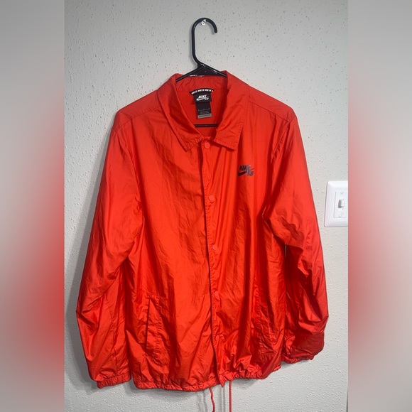 nike sb jacket red